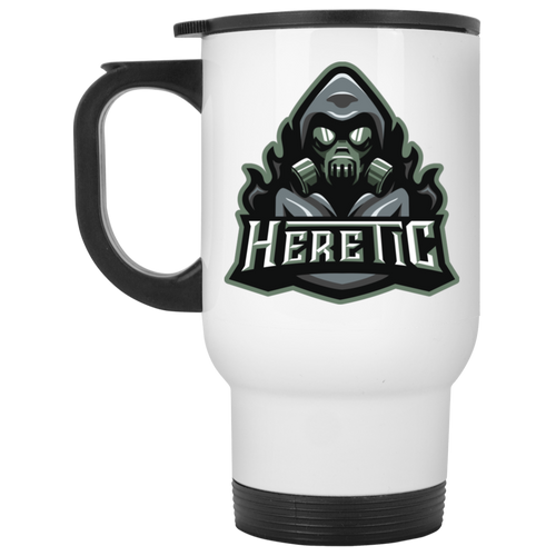 Heretic Logo Water Bottle Monochrome - Cereal Mug White