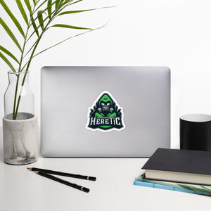 Heretic Logo Green Sticker