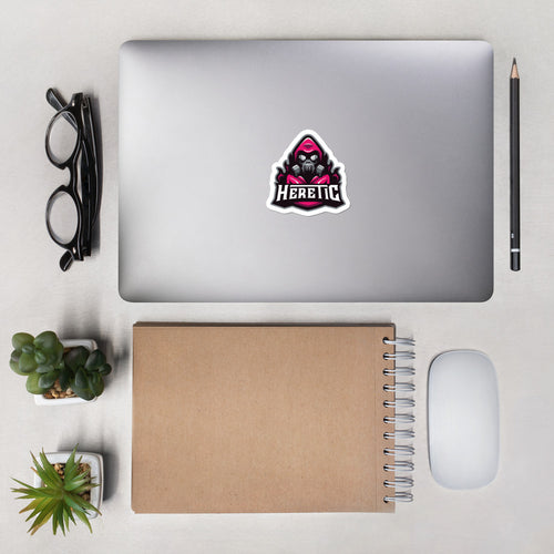 Heretic Logo Magenta Sticker