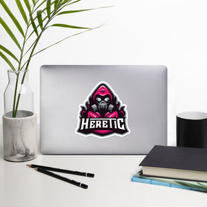 Heretic Logo Magenta Sticker