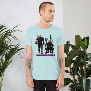 Legman & Wheels | Cyber Punk Colors | T-Shirt