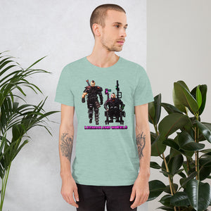 Legman & Wheels | Cyber Punk Colors | T-Shirt